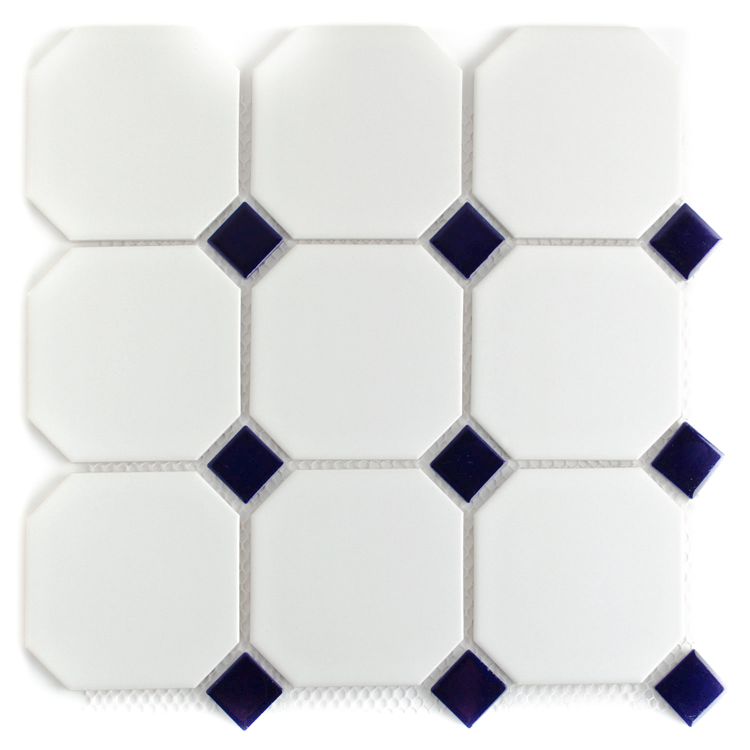 Mosaico in ceramica mosaico esagonale bianco confezione Karina
