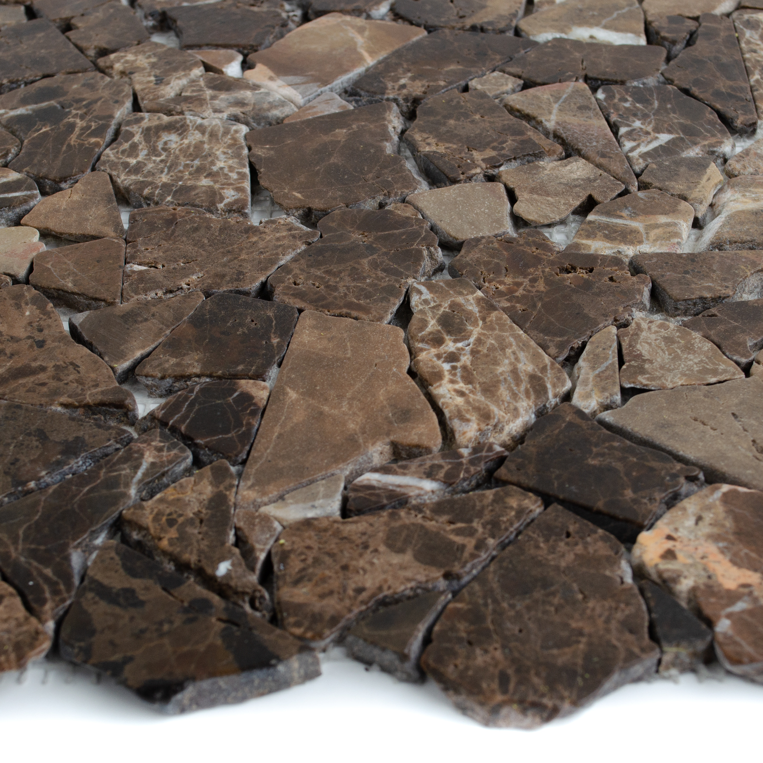 Natursteinmosaik Nilo Marmorbruch Castano Braun-BEN10270 Natursteinmosaik Nilo Marmorbruch Castano Braun-BEN10270