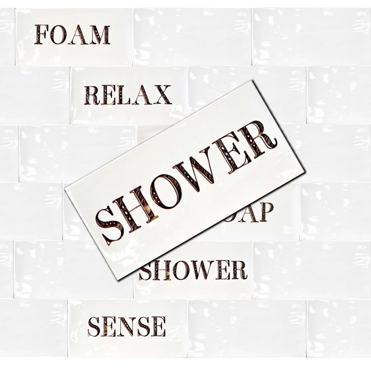 Wandfliesen Dekor Metro Fliesen gewellt-BEN10265.1