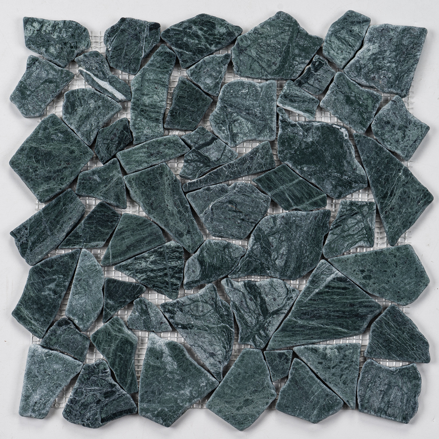 Pietra Naturale Mosaico di Marmo Cava Verde Nia