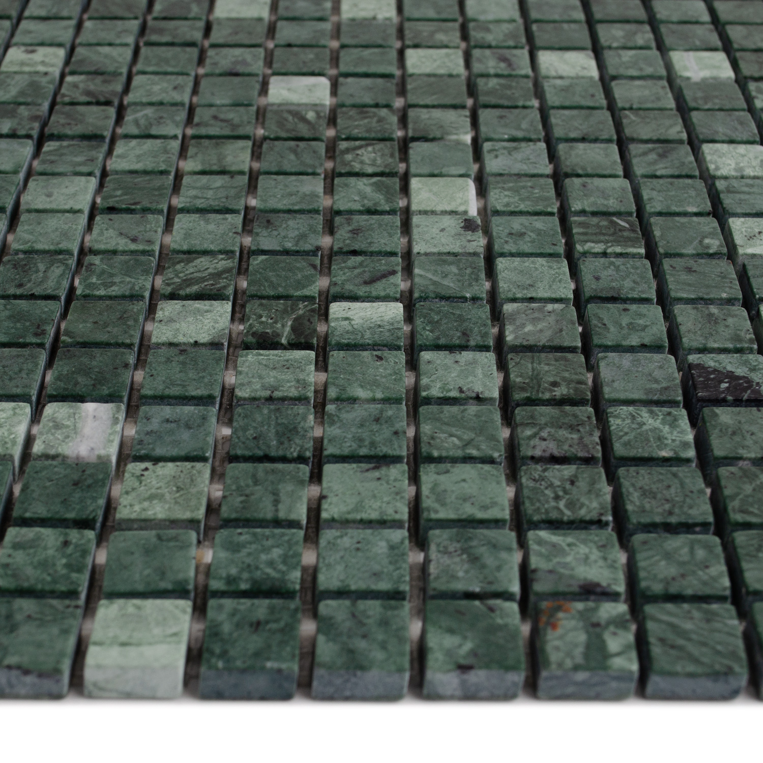 Mosaico di Pietra Naturale Mosaico di Vetro Verde in Verde Nala