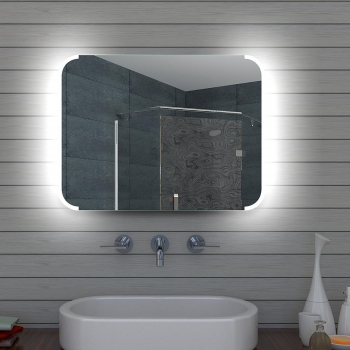 Specchio da bagno di design con illuminazione a LED 80x60 cm