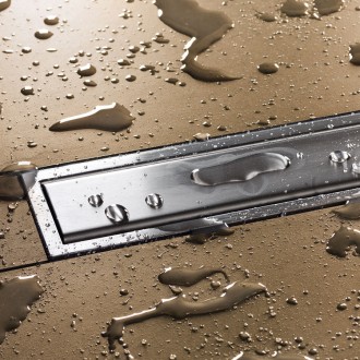Copripiletta per doccia piletta per doccia sistema di piletta per doccia LINEA-A con telaio da 19 mm
