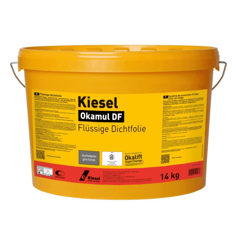 Flüssige Dichtfolie Abdichtung Duschabdichtung Streichfolie für Boden und Wand Okamul DF-BEN10036.3