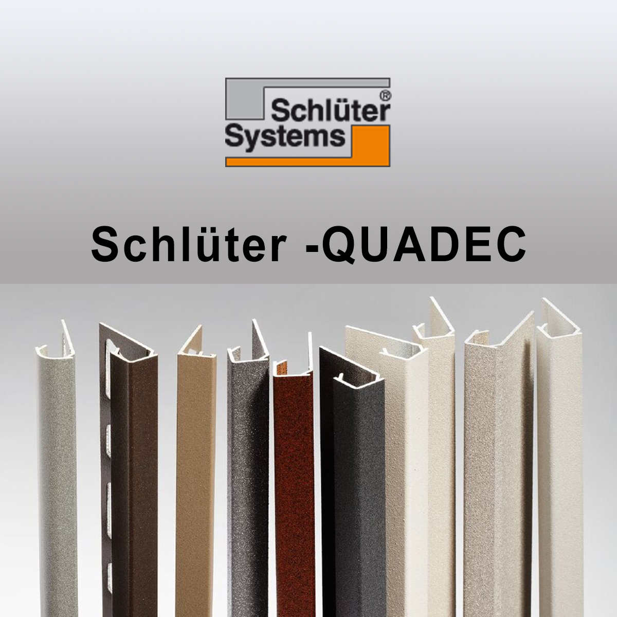 Fliesenschienen 45mm Fliesenprofil Schlüter Schiene Quadec Edelstahl 2,5 lfm-BEN10160M Fliesenschienen 45mm Fliesenprofil Schlüter Schiene Quadec Edelstahl 2,5 lfm-BEN10160M