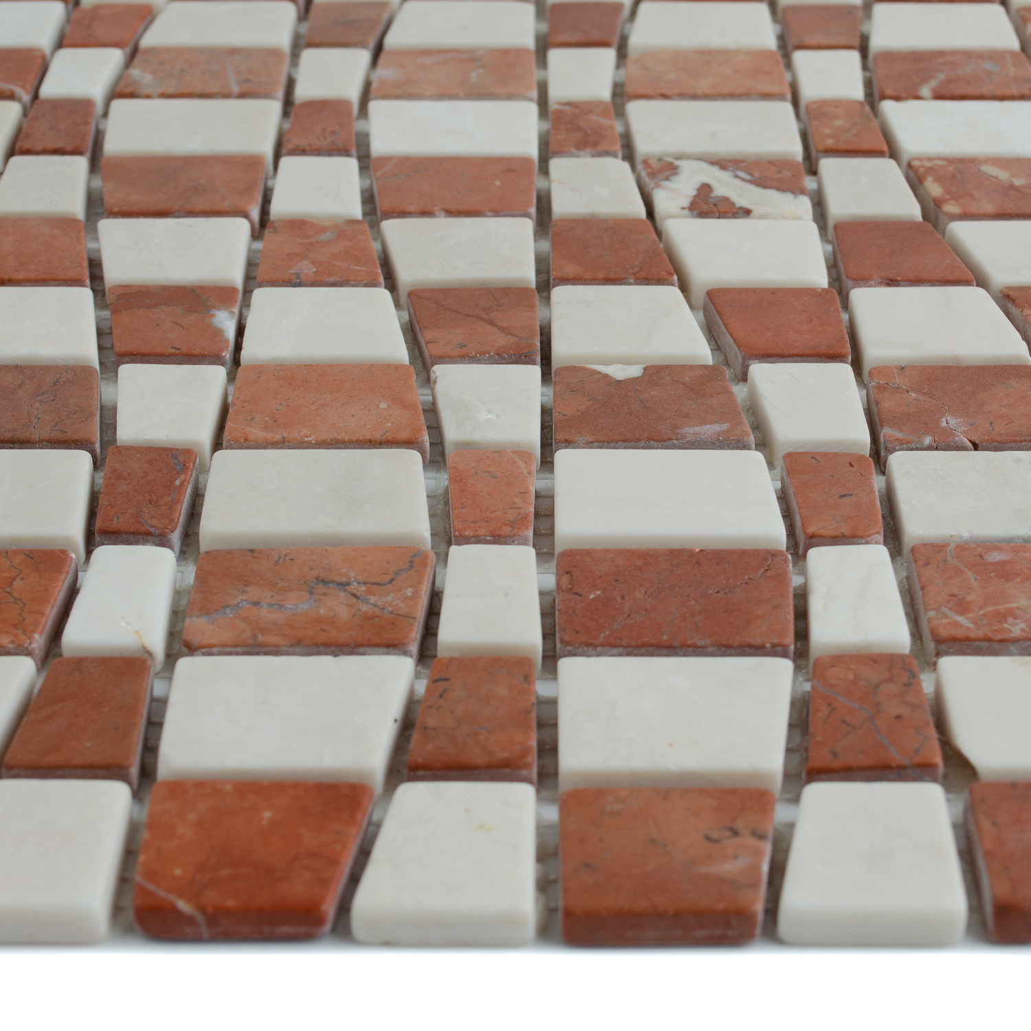 Natursteinmosaik Marmormosaik Welle Crema Cotto Noomi-BEN10282 Natursteinmosaik Marmormosaik Welle Crema Cotto Noomi-BEN10282